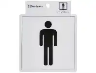 Officeworks Sandleford Male Symbol Self-adhesive Sign offer