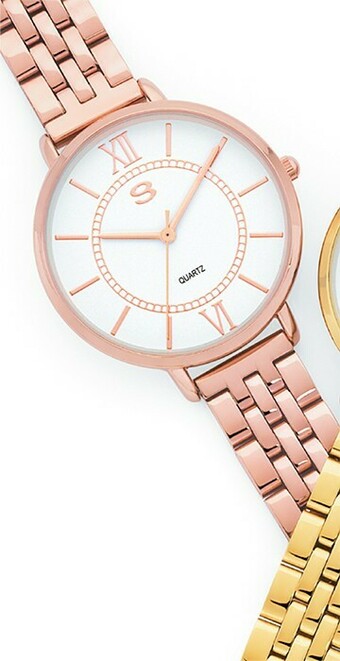 Goldmark G Ladies Rose Tone Watch offer