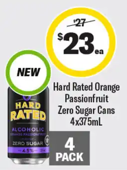 Coles Hard Rated Orange Passionfruit offer