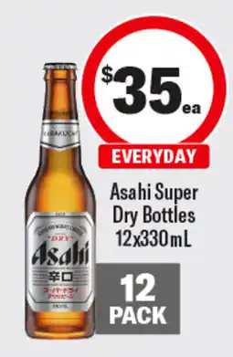 Coles Asahi Super Dry Bottles offer