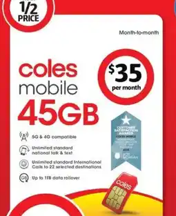 Coles Optus Portable Modem offer