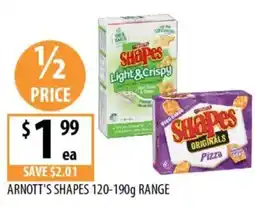 Supabarn Arnott's Shapes offer