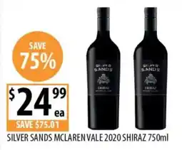 Supabarn Silver Sands McLaren Vale 2020 Shiraz offer