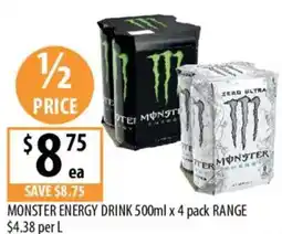 Supabarn Monster Energy Drink offer