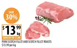 Supabarn Pork Scotch Fillet and Scotch Fillet Roasts offer