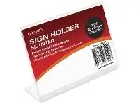 Deflect-O deflecto Slanted Business Card Sign Holder