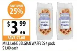 Supabarn Mill Lane Belgian Waffles offer