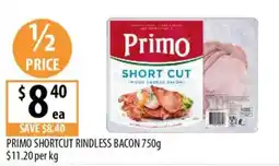 Supabarn Primo Shortcut Rindless Bacon offer
