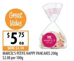 Supabarn Marcel's Petite Happy Pancakes offer