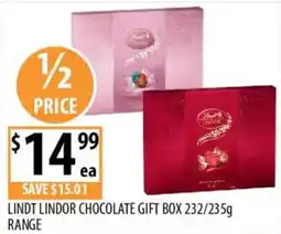 Supabarn Lindt Lindor Chocolate Gift Box offer