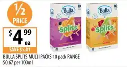 Supabarn Bulla Splits Multi Packs offer