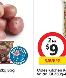 Coles Coles Australian Dry Roasted or Natural Almonds offer