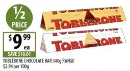 Supabarn Toblerone Chocolate Bar offer