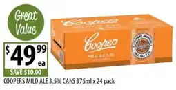 Supabarn Coopers Mild Ale offer