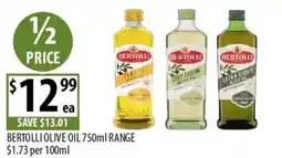 Supabarn Bertolli Olive Oil 750ml Range offer