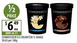 Supabarn Connoisseur Ice Cream Tub offer