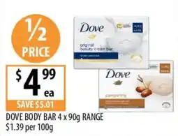 Supabarn Dove Body Bar offer