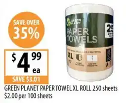 Supabarn Green Planet Paper Towel XL Roll offer