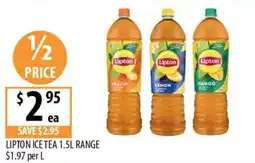 Supabarn Lipton Ice Tea 1.5L Range offer