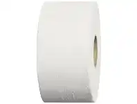 Officeworks Tork Mini Jumbo 2 Ply Toilet Paper White 850 Sheet Roll offer