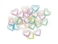 Officeworks Otto Paper Clips Heart Assorted 30 Pack offer