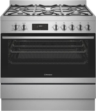 The Good Guys Westinghouse 90cm Dual Fuel Upright Cooker offer