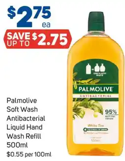 Foodland Palmolive Soft Wash Antibacterial Liquid Hand Wash Refill offer