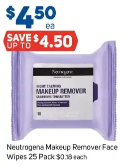 Foodland Neutrogena Makeup Remover Face Wipes offer