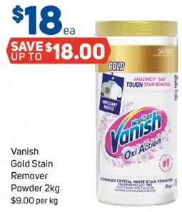 Foodland Vanish Gold Stain Remover Powder offer