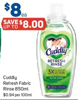 Foodland Cuddly Refresh Fabric Rinse offer