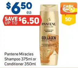Foodland Pantene Miracles Shampoo or Conditioner offer