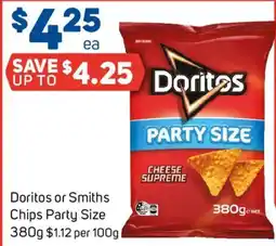 Foodland Doritos Chips Party Size offer