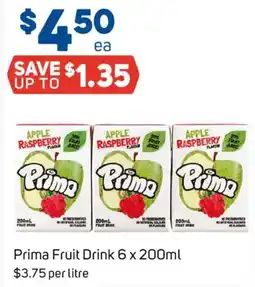 Foodland Prima Fruit Drink offer