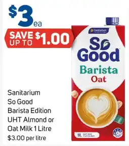 Foodland Sanitarium So Good Barista Edition Oat Milk offer