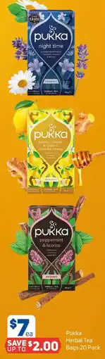 Foodland Pukka Herbal Tea Bags offer