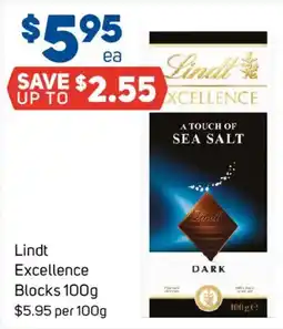 Foodland Lindt Excellence Blocks offer