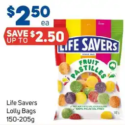 Foodland Life Savers Lolly Bags offer
