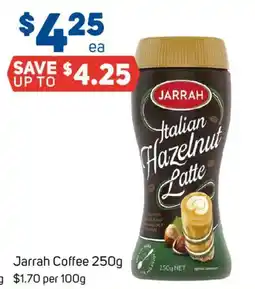 Foodland Jarrah Italian Hazelnut Latte offer