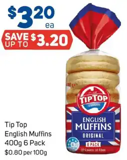 Foodland Tip Top English Muffins offer