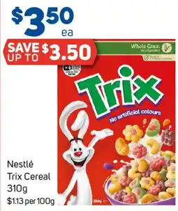 Foodland Nestlé Trix Cereal offer