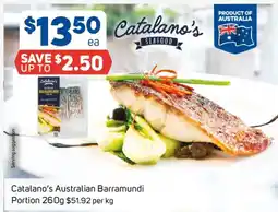 Foodland Catalano's Australian Barramundi offer