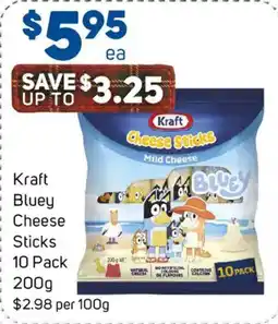 Foodland Kraft Bluey Cheese Sticks offer