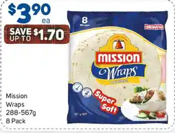 Foodland Mission Wraps offer