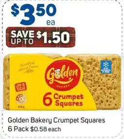 Foodland Golden Bakery Crumpet Squares offer