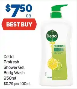 Foodland Dettol Profresh Shower Gel Body Wash offer