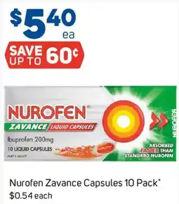Foodland Nurofen Zavance Liquid Capsules offer