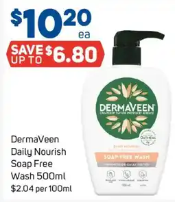 Foodland DermaVeem Daily Nourish Soap Free Wash offer