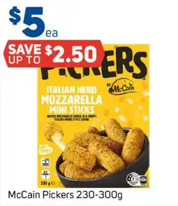 Foodland McCain Pickers Italian Herb Mozzarella Mini Sticks offer
