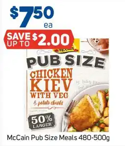 Foodland McCain Pub Size Meals offer