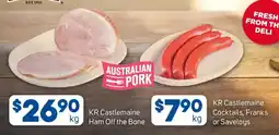 Foodland KR Castlemaine Ham Off the Bone offer